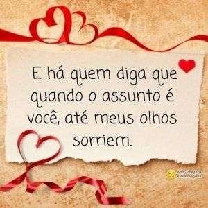 Quando o assunto é você