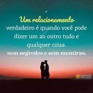 Sem segredos e sem mentiras