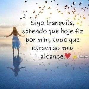 Sigo tranquila