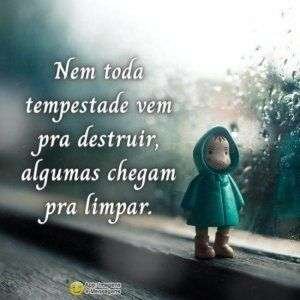 Tempestade para limpar