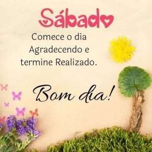 Bom dia de sábado