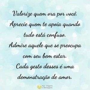 Demonstração de amor