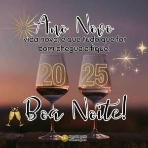 Feliz Ano Novo e Boa noite