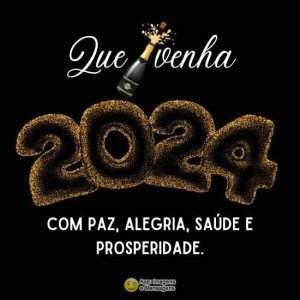 Que venha o ano novo